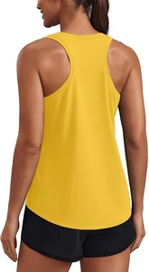 Débardeur Femme en Spandex/Polyester Sans Manches Décontracté Été Doux Confortable Respirant Extensible Écologique Séchage Rapide Nœud - Product Image 6