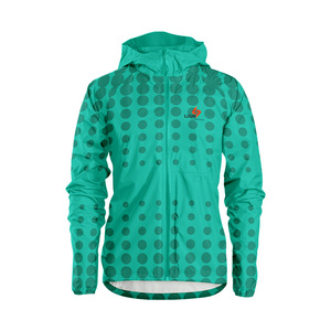 Chaqueta Cortavientos con Capucha Personalizada para Hombre, Estilo Urbano para Primavera, Cierre de Cremallera, Ecológica, Impermeable, Antibacteriana, 100% Nailon - Product Image 2