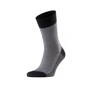 Calcetines unisex de algodón de caña media-alta, estilo Ami Khaki, color rojo americano, con línea gruesa, de felpa pesada, antibacterianos. - Product Image 1