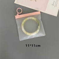 Sacs à fermeture éclair en PVC/EVA personnalisés pour petits bijoux, résistants à l'humidité, pour boucles d'oreilles et bagues, emballage de boutique en gros