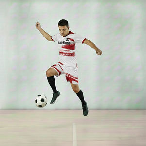 Camiseta de fútbol sublimada personalizada, transpirable, de secado rápido, para hombre, talla grande, conjunto de uniforme de fútbol para verano - Product Image 2