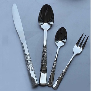 Wholesale Bright Collection Amazing Luxury Designer Long Banging Handle Stainless Steel Mirror Polished Sustainable <b>Flatware</b> <b>Set</b> - Product Image 1
