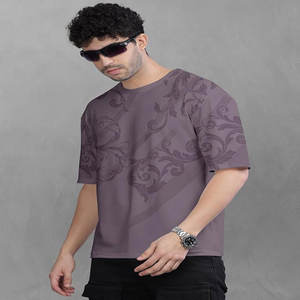 Top de punto de algodón 230 de 100% G para hombre, transpirable, cómodo para deportes al aire libre, versión de hombros descubiertos lavada de gran tamaño con bolsillo - Product Image 3