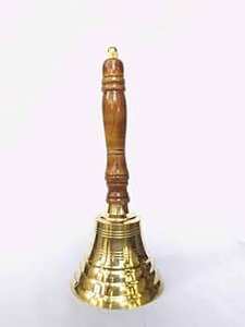 Campana de Mano de Latón del Capitán LORD, Chapada en Oro, Estilo Antiguo Pulido, Forma Redonda, Artículo Coleccionable LV108668 - Product Image 3