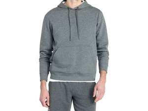 Sudadera con Capucha para Hombre, Color Sólido, Informal, para Otoño, 100% Algodón Tejido, Transpirable, 300g, Gris, Producto Más Vendido - Product Image 5