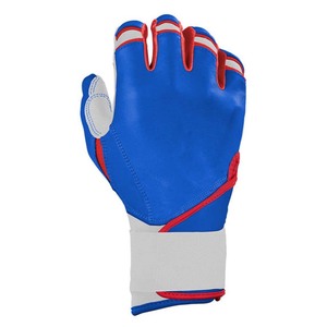 Gants de frappe en cuir PU bleu, rembourrés, à enfiler, unisexes, pour adultes, entraînement - Product Image 3