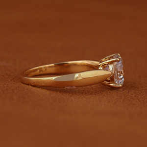 14KT Solid White Gold IGI Certified 2.00 CT Round Cut Lab Grown Diamond Luxury <b>Wedding</b> Engagement Solitaire Classic Ring - Product Image 2