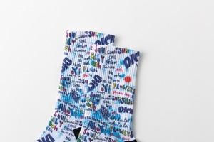Custom Nylon Spandex Eco-Friendly Digital Print <b>Socks</b> Men Women Soft Comfortable Breathable Stylish Outdoor <b>Running</b> Sport - Product Image 2