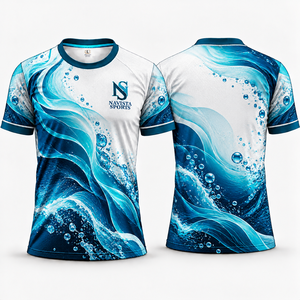 เสื้อยืดซับลิเมชั่นขายดีที่สุดในปากีสถานปี 2026 ดีไซน์โดดเด่น สีสันสดใส แฟชั่นสำหรับผู้ชาย โลโก้สั่งทำได้ เป็นมิตรกับสิ่งแวดล้อม แห้งเร็ว - Product Image 5