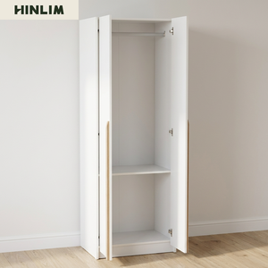Armario Moderno de 2 Puertas con Diseño Delgado y Estante para Dormitorio, Muebles para Espacios Pequeños - Product Image 4