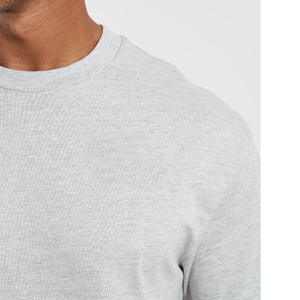 T-shirts pour hommes en polyester/coton mélangé, tricotés, respirants, écologiques, de haute qualité, avec logo personnalisé, grandes tailles, vente en gros - Product Image 4