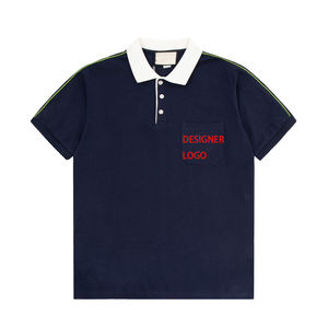 Polo de hombre de alta calidad, de lujo, personalizable con logotipo bordado de marca, de talla grande, a la moda, de calidad superior a un precio razonable. - Product Image 1