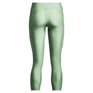 High Waist Ankle-Length Solid Color Stretch <b>Leggings</b> Women's Sporty Seamless Knitted Breathable Compression Pants - Product Image 3