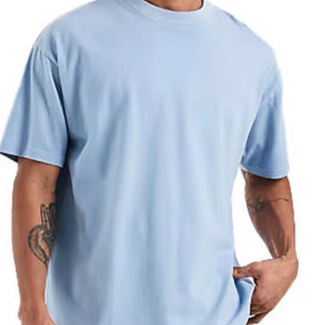 Oem Premium Thick Neck Custom Heavyweight Oversized T-shirt Blank 250gsm 100% Cotton Adults Oversized <b>Tshirt</b> Breathable - Product Image 1