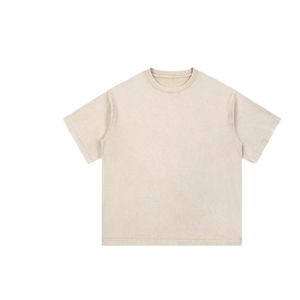 Camisetas Vintage Unisex Personalizadas con Hombros Caídos, 100% Algodón de Alta Calidad, Oversize, Manga Corta, Bordado, 250gsm - Product Image 4
