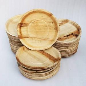 Premium Design Areca Palm Leaf <b>Plates</b> Heavy Duty Compostable <b>Disposable</b> <b>Plates</b> with Leak Resistant Design for Hot and Cold Food - Product Image 1