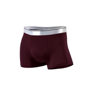 Calzoncillos Boxer de Punto Suave, Cintura Media, Ligeros, Precio de Fábrica, Más Vendidos, Ropa Interior Masculina Cómoda, Transpirable, de Algodón - Product Image 2