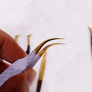 Premium Stainless Steel Multi Color Eyelash Tweezers Strong Boot Volume Sharp Tip Professional Extension Lash <b>Tools</b> - Product Image 6