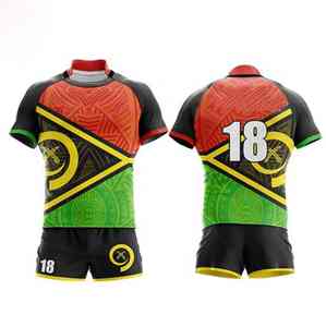 Custom Suppliers of Rugby Uniform Sets Football Wear New Designs Polyester <b>Fabric</b> Rugby Uniforms for Unisex - Product Image 4