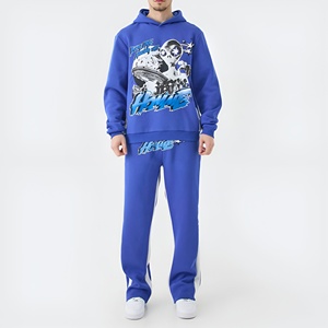 Sudaderas con Capucha para Hombre, 100% Algodón, Conjunto Deportivo, Ropa Casual Urbana, Corte Holgado, Ropa de Invierno, Logotipo Personalizado, Venta al Por Mayor - Product Image 1