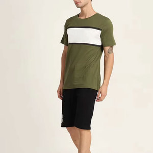 Conjunto básico de camiseta de manga corta y pantalones cortos para hombre, ideal para clima cálido, estilo pakistaní, dos piezas, el conjunto corto más vendido para hombre. - Product Image 5