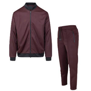 ชุดวอร์มซิปน้ำหนักเบาคุณภาพสูง ผ้าฝ้าย 100% ดีไซน์ลำลอง ระบายอากาศได้ดี ชุด 2 ชิ้น ขายส่ง - Product Image 1