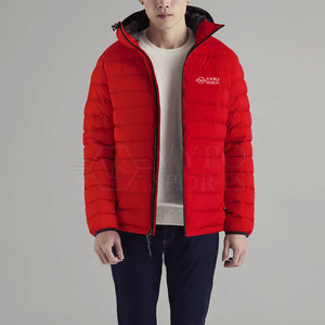 Chaqueta de Invierno Acolchada Ligera y Transpirable para Hombre, con Cierre, Capucha, Cuello Alto, Acabado Lavado, Exterior de Nailon, Estilo Casual, Moderno - Product Image 5
