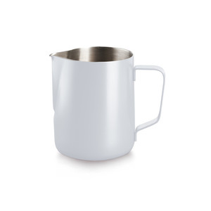 Lechera Professional White Milk Frother 0.5L Brocca in acciaio inossidabile per uso barista - Product Image 1