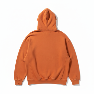 Sudadera con Capucha Naranja para Hombre, Broken Dreams Club, Corte Regular, Informal, de Felpa, con Bolsillo Delantero, 100% Algodón Ecológico - Product Image 4