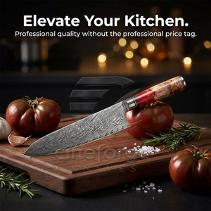 Eco Friendly Custom Logo Damascus Chef <b>Knives</b> <b>Set</b> Bulk Quantity Oem Service Damascus Chef <b>Knives</b> <b>Set</b> - Product Image 3