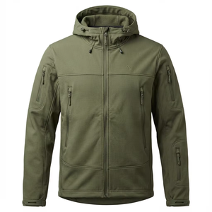 New Arrival Latest Design Outdoor Hiking Clothing Double Layer <b>Soft</b> <b>Shell</b> Down <b>Jacket</b> Windproof Waterproof Hiking <b>Men's</b> <b>Jacket</b> - Product Image 5