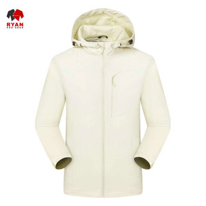 แจ็คเก็ตซอฟต์เชลล์แบบสั่งทำพิเศษสำหรับผู้ชาย ยี่ห้อ Ryan Pro Gear ผ้าระบายอากาศดี ปิดด้วยซิป พร้อมโลโก้แบบสั่งทำ - Product Image 4