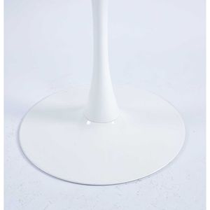 Mid-century 42.1\" <b>Dining</b> <b>Table</b> for 4-6 MDF Top Pedestal <b>Table</b> Leisure Coffee End <b>Table</b> - Product Image 6