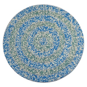 handcrafted beaded floral placemat Handmade Beaded Round Placemat <b>Butterfly</b> Design Embroidered <b>Dining</b> Mat <b>Table</b> Charger for - Product Image 4