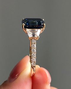 Top Selling Luxury 3 Carat Moissanite Diamond <b>Ring</b> for Wedding Anniversary Gift Fine Jewelry Available at Good Price - Product Image 4