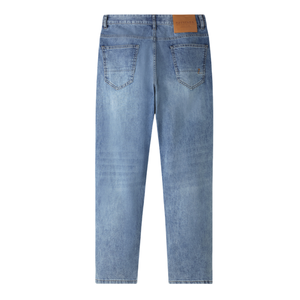 Jeans en denim de haute qualité pour hommes, durables, OEM, en denim de qualité supérieure, avec liseré en chanvre, pour hommes - Product Image 4