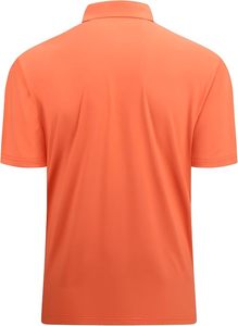 Premium Quality Men's <b>Orange</b> Solid <b>Polo</b> T Shirt Short Sleeve Knitted Casual Golf Tee Custom Logo 100% cotton Wholesale - Product Image 4