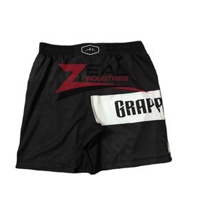 Custom Mma <b>Shorts</b> Micro Stretch Fabric Sublimation Printing Fight <b>Shorts</b> Elastic Waist <b>Grappling</b> Bjj <b>Shorts</b> Made in Pakistan - Product Image 1