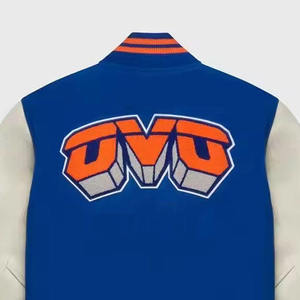 High Quality Custom Logo Coated Canvas <b>Slim</b> <b>Fit</b> Breathable Baseball Varsity <b>Jacket</b> for Men Economically Wholesale - Product Image 2