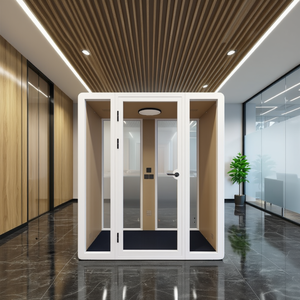 Duo HIPOD Modern Telephone Booth Office Pods Acoustic Home/Office Meeting Pods Modular Phone Pods for Work - Product Image 3