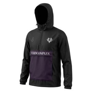 Veste coupe-vent à capuche imperméable personnalisée OEM pour l'hiver, style urbain, 100 % polyester, col montant, motif lettres, vente en gros - Product Image 1