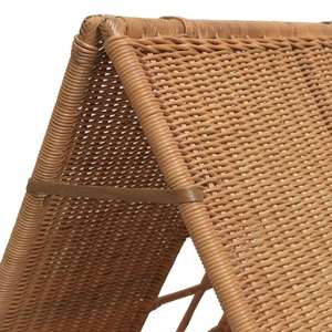 Tente de jeu Wigwam en rotin naturel fait main du Vietnam, tipi en osier pour enfants, maisonnette pour tout-petits avec coussin, style bohème - Product Image 2