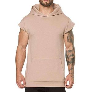 Sudadera sin mangas Elite para hombre, para gimnasio, entrenamiento, tela suave, transpirable, ajuste atlético, ropa deportiva - Product Image 5
