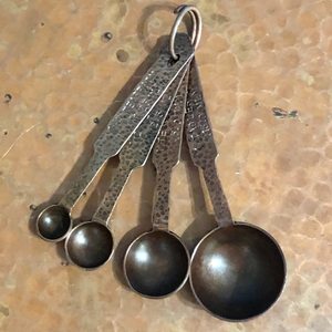 Engraved <b>Measuring</b> Spoon Set - Brown Patina - Product Image 3