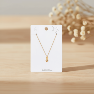 Collana con Ciondolo a Forma di Cuore Z Love Lock in Acciaio Inossidabile Dorato con Zirconia Cubica Minimalista Unisex per Uso Quotidiano - Product Image 3