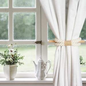 Handmade Jute Curtain <b>Tiebacks</b> – Sustainable Natural Fiber Curtain Holdbacks for Global Wholesale Buyers - Product Image 3