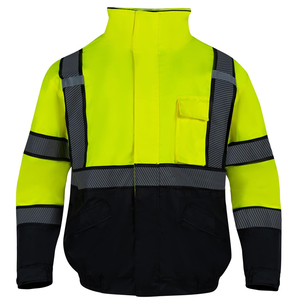 Servicios OEM: Chaqueta de trabajo de alta visibilidad con múltiples bolsillos, tela suave, chaquetas de trabajo de alta visibilidad para almacén - Product Image 1