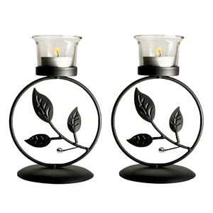 Nouveau porte-bougie décoratif en spirale doré poli en fer pour la décoration de chambre, éclairage d'intérieur, idéal pour offrir - Product Image 2