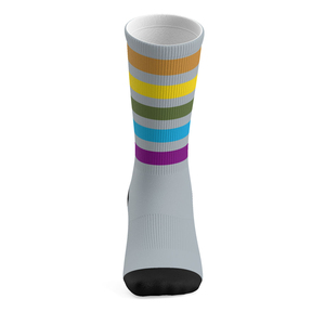 Chaussettes montantes personnalisées de haute qualité pour hommes en Spandex/Polyester, avec doublure en coton respirant et écologique, pour le basketball et les sports (taille adulte) - Product Image 1