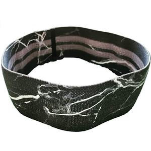 Bandas elásticas para la cadera de tela de sublimación con estampado de leopardo personalizado de alta calidad para gimnasio, ejercicio, resistencia, banda para glúteos, banda para la cadera - Product Image 3